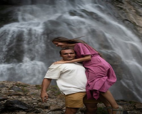 healthy man smiling outdoors